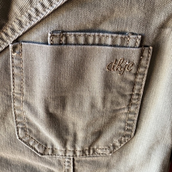 Utility Green Denim Jacket - Picture 4 of 7